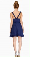 Vestido corto azul 